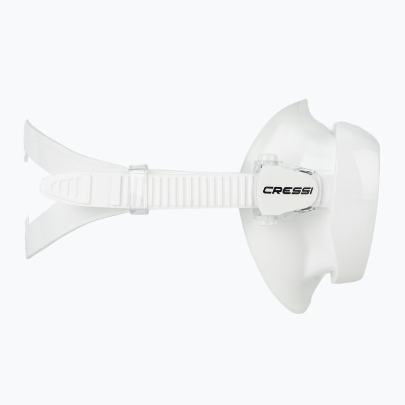 Дамска маска за гмуркане Cressi Honey 420 UV white/white/yellow/blue 3