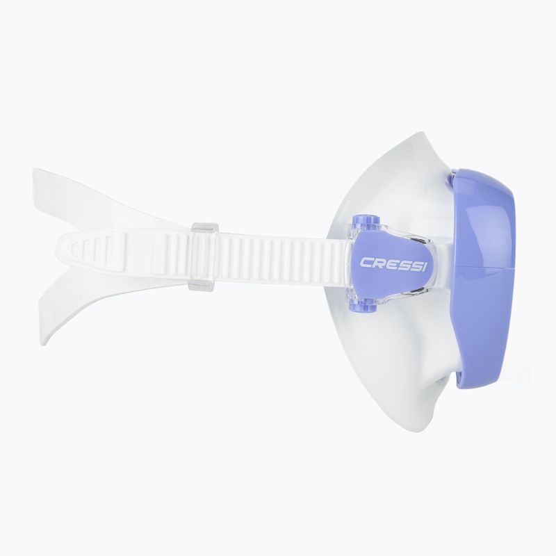 Дамска маска за гмуркане Cressi Honey 420 UV white/lilac/blue/orange 3