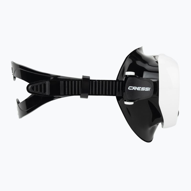 Дамска маска за гмуркане Cressi Honey 420 UV black/white/yellow/blue 3