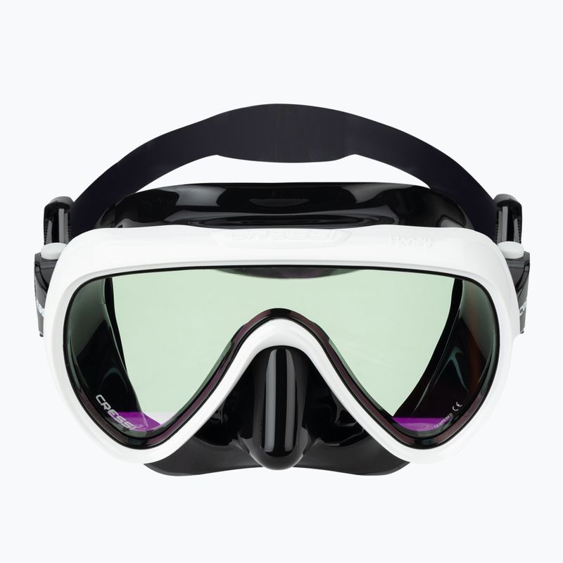Дамска маска за гмуркане Cressi Honey 420 UV black/white/blue/orange 2