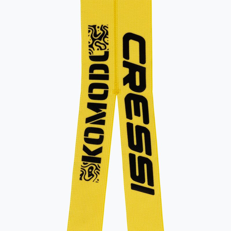 Цялолицева маска за шнорхелинг Cressi Komodo Full Face black/yellow 6