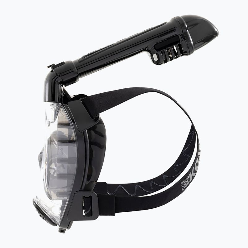 Цялолицева маска за шнорхелинг Cressi Komodo Full Face black/black 5