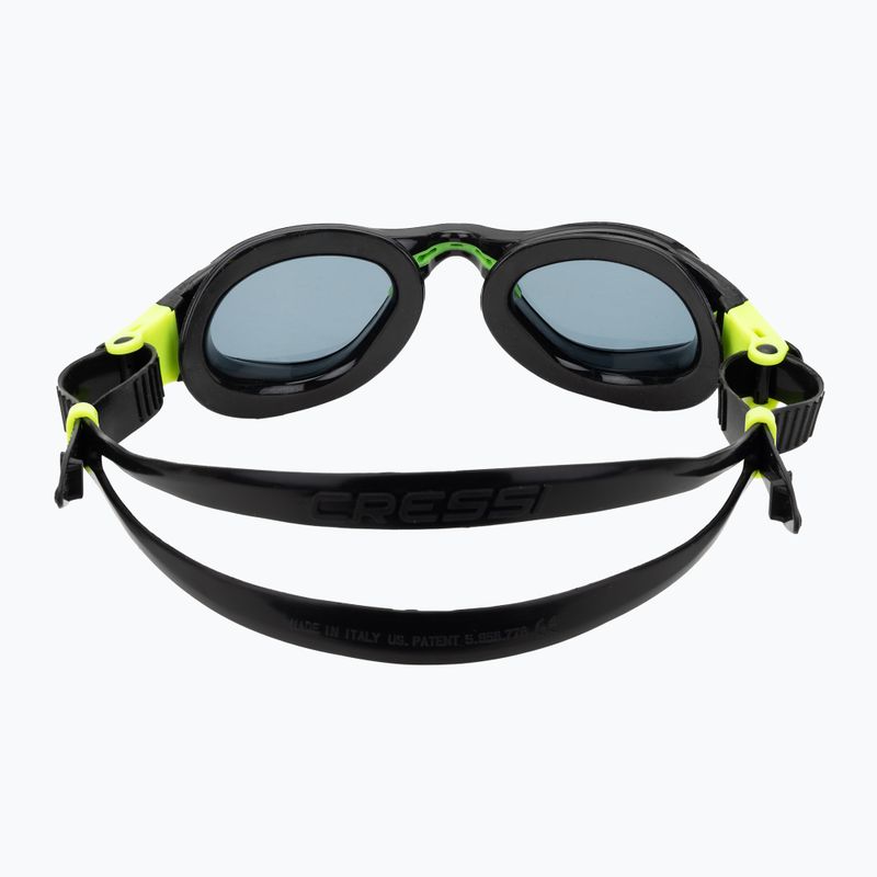 Очила за плуване Cressi Flash black/lime smoked 4