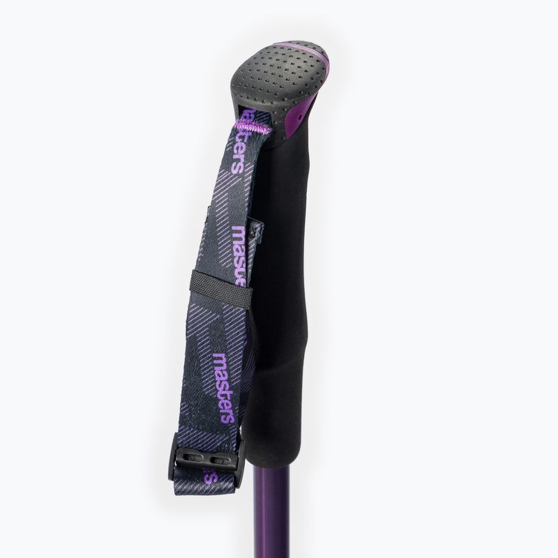 Kije trekkingowe damskie Masters Trekking Pole Summit Light Woman srebrne 01S4619 3