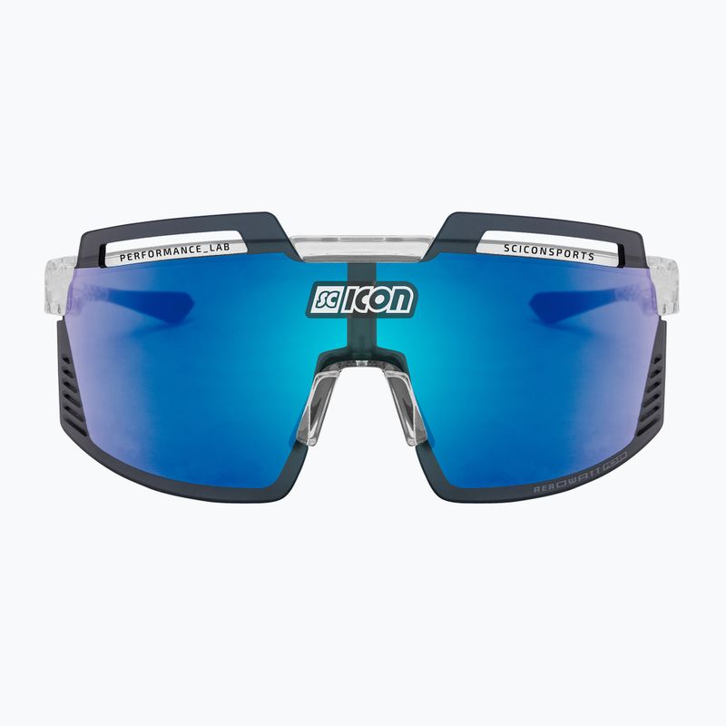 SCICON Aerowatt Foza crystal gloss/scnpp multimirror blue очила за колоездене EY38030700 3