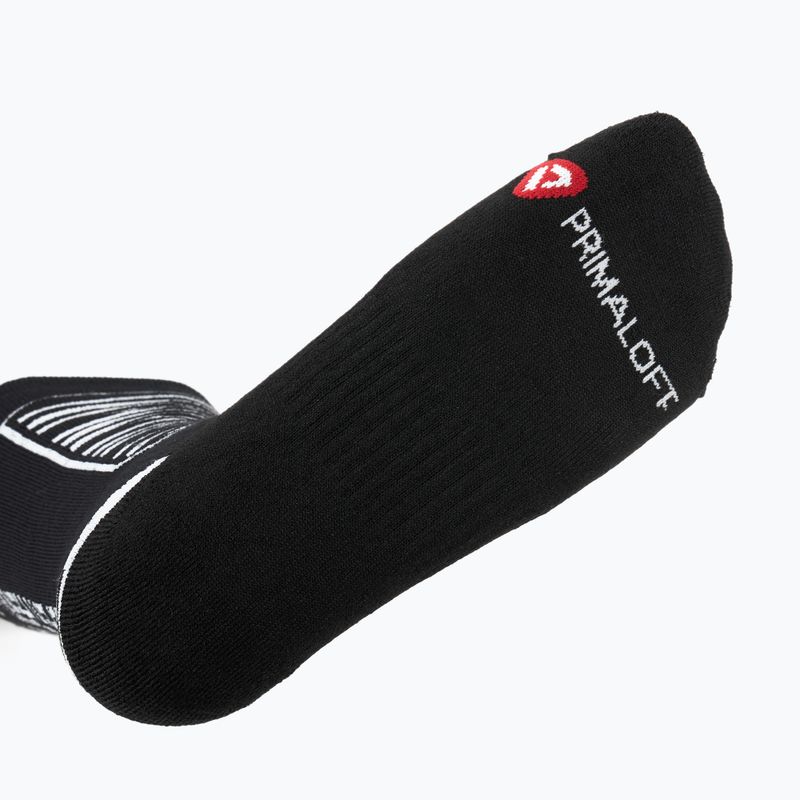 Детски скиорски чорапи Mico Heavy Weight Superthermo Primaloft Merino Ski nero bianco 4