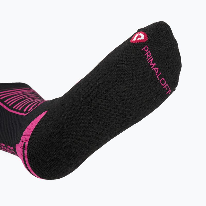 Детски скиорски чорапи Mico Heavy Weight Superthermo Primaloft Merino Ski nero fucsia 4