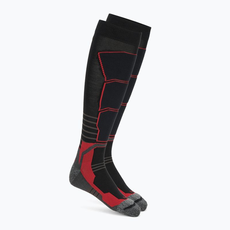 Скиорски чорапи Mico Medium Weight Superthermo Natural Marino Ski nero/rosso