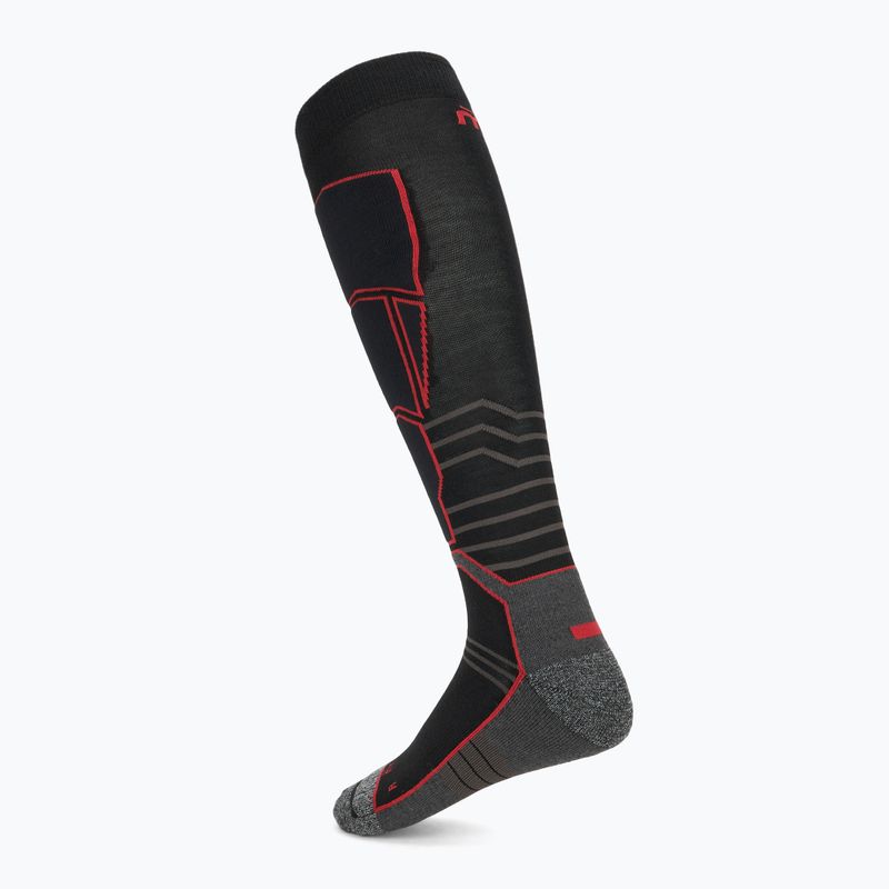 Скиорски чорапи Mico Medium Weight Superthermo Natural Marino Ski nero/rosso 2