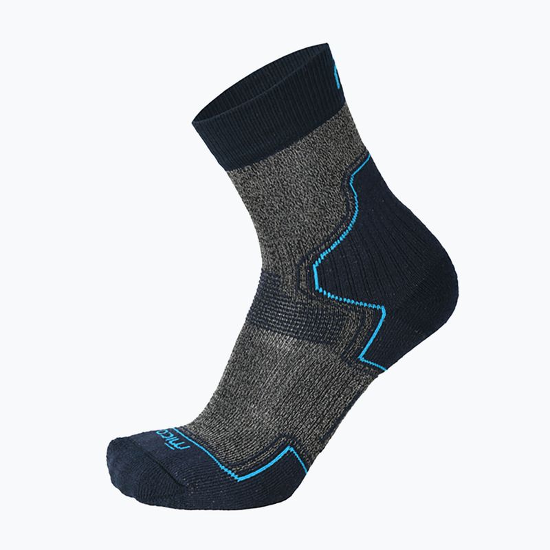 Mico Light Weight Extra Dry Hike Crew тъмно сини чорапи за трекинг CA03069