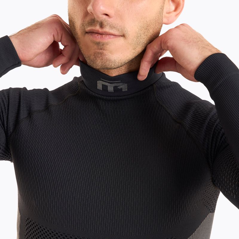 Мъжка термоактивна блуза Mico M1 Mock Neck nero 3