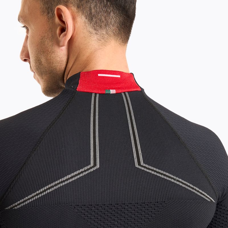 Мъжка термоактивна блуза Mico M1 Mock Neck nero 4