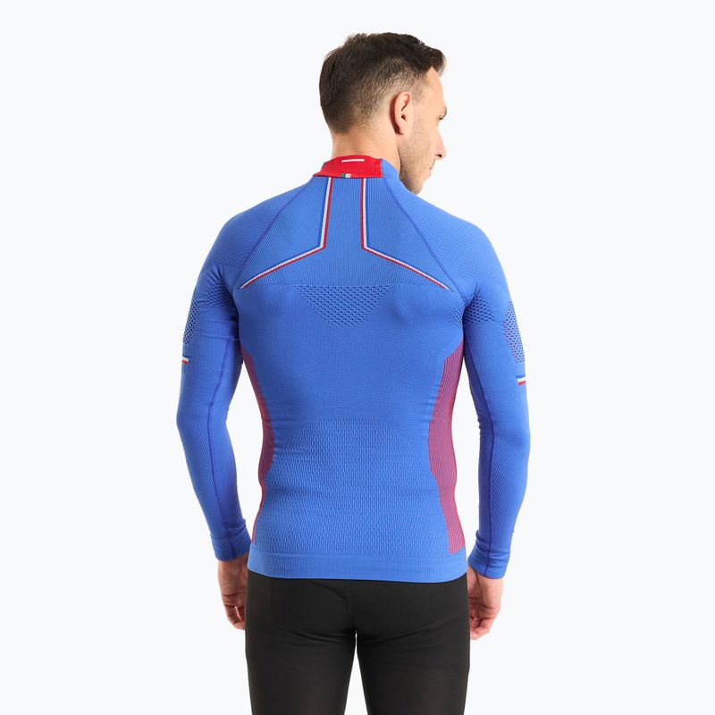 Мъжка термоактивна блуза Mico M1 Mock Neck cobalto 2