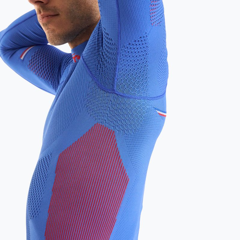Мъжка термоактивна блуза Mico M1 Mock Neck cobalto 6