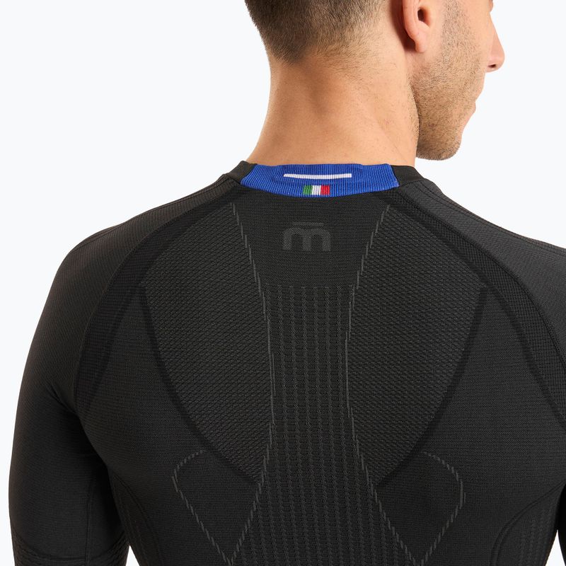 Мъжка термоактивна блуза Mico Odor Zero Round Neck nero 3