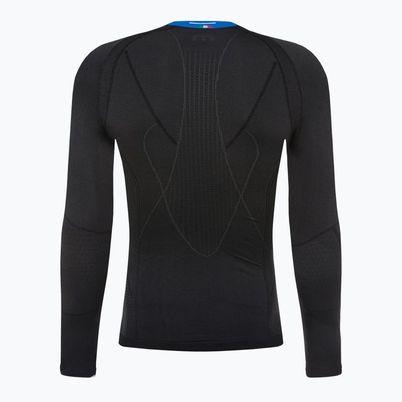 Мъжка термоактивна блуза Mico Odor Zero Round Neck nero 7