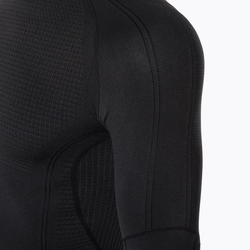 Мъжка термоактивна блуза Mico Odor Zero Round Neck nero 8