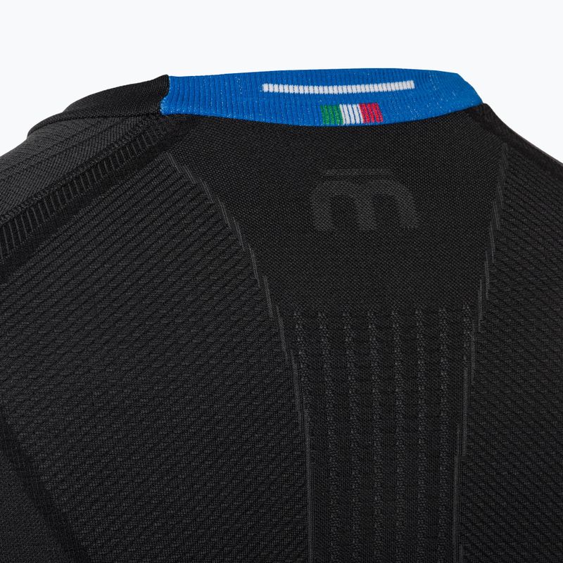 Мъжка термоактивна блуза Mico Odor Zero Round Neck nero 9