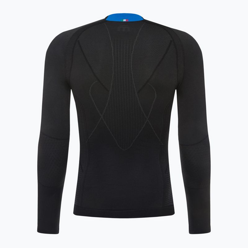 Мъжка термоактивна блуза Mico Odor Zero Mock Neck nero 7