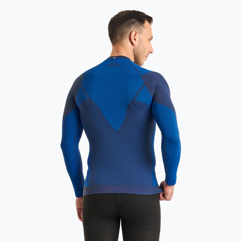 Мъжка термоактивна блуза Mico Warm Control Round Neck piombo 2