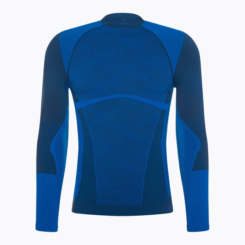 Мъжка термоактивна блуза Mico Warm Control Round Neck piombo 5