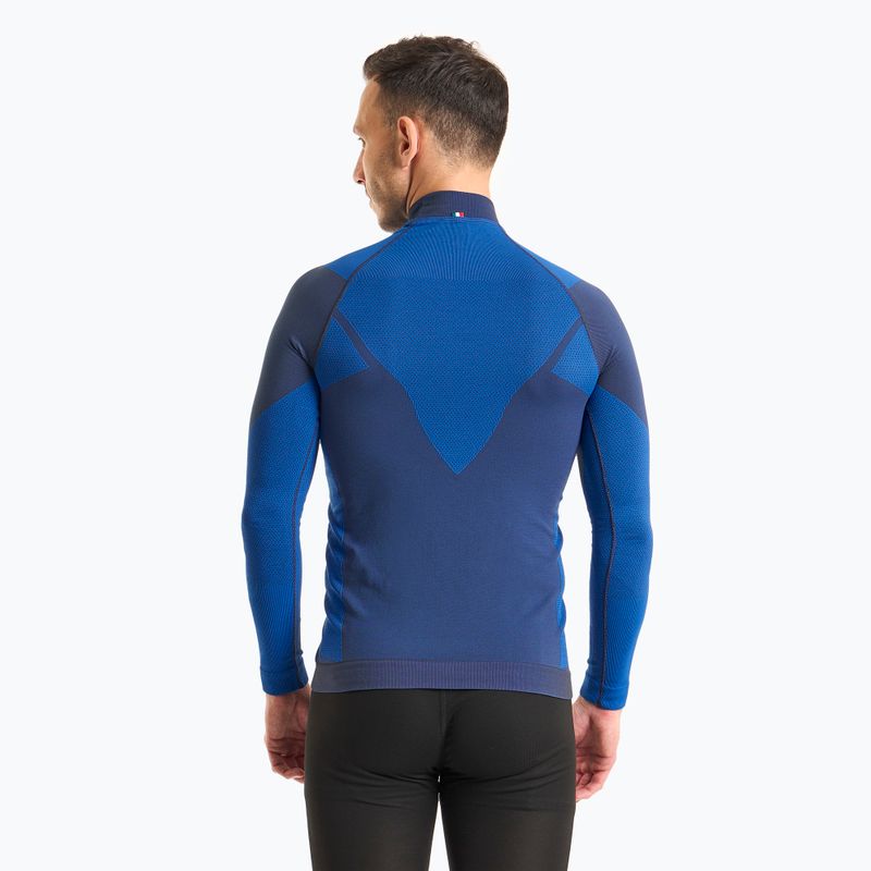Мъжка термоактивна блуза Mico Warm Control Mock Neck piombo 2