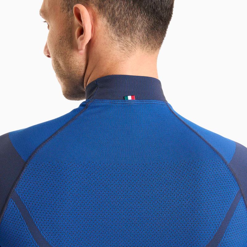 Мъжка термоактивна блуза Mico Warm Control Mock Neck piombo 4