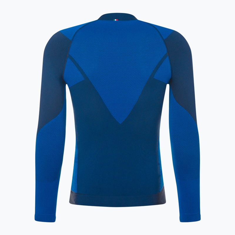 Мъжка термоактивна блуза Mico Warm Control Mock Neck piombo 7