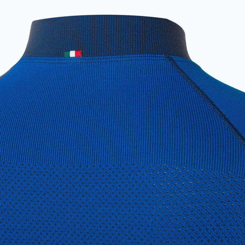 Мъжка термоактивна блуза Mico Warm Control Mock Neck piombo 9