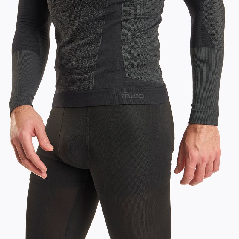 Мъжка термоактивна блуза Mico Warm Control Mock Neck nero 5