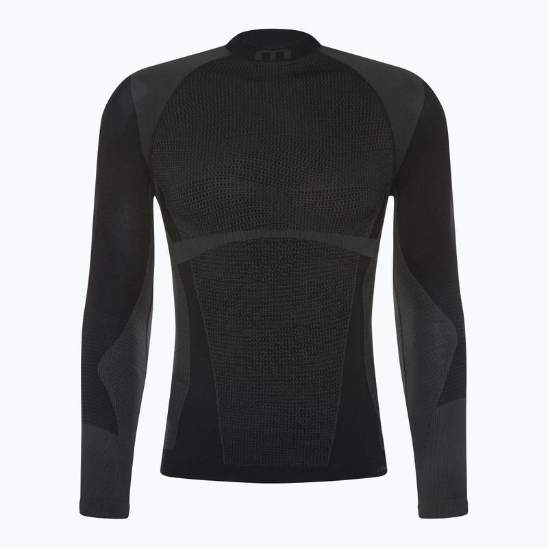 Мъжка термална тениска Mico Warm Control Mock Neck black IN01851 6