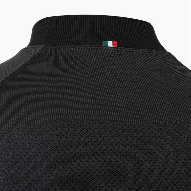 Мъжка термоактивна блуза Mico Warm Control Mock Neck nero 9