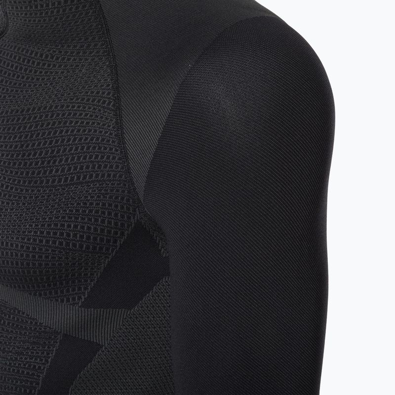 Мъжка термална тениска Mico Warm Control Zip Neck black IN01852 8