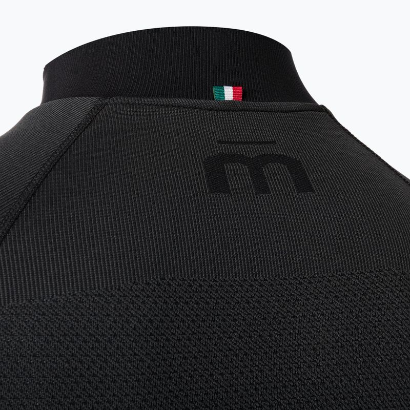 Мъжка термоактивна блуза Mico Warm Control Zip Neck nero 9