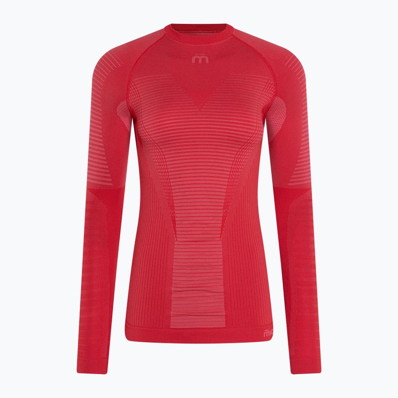 Дамска термоактивна блуза Mico Warm Control Round Neck fragola 6