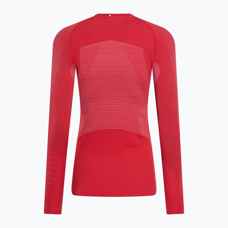 Дамска термоактивна блуза Mico Warm Control Round Neck fragola 7