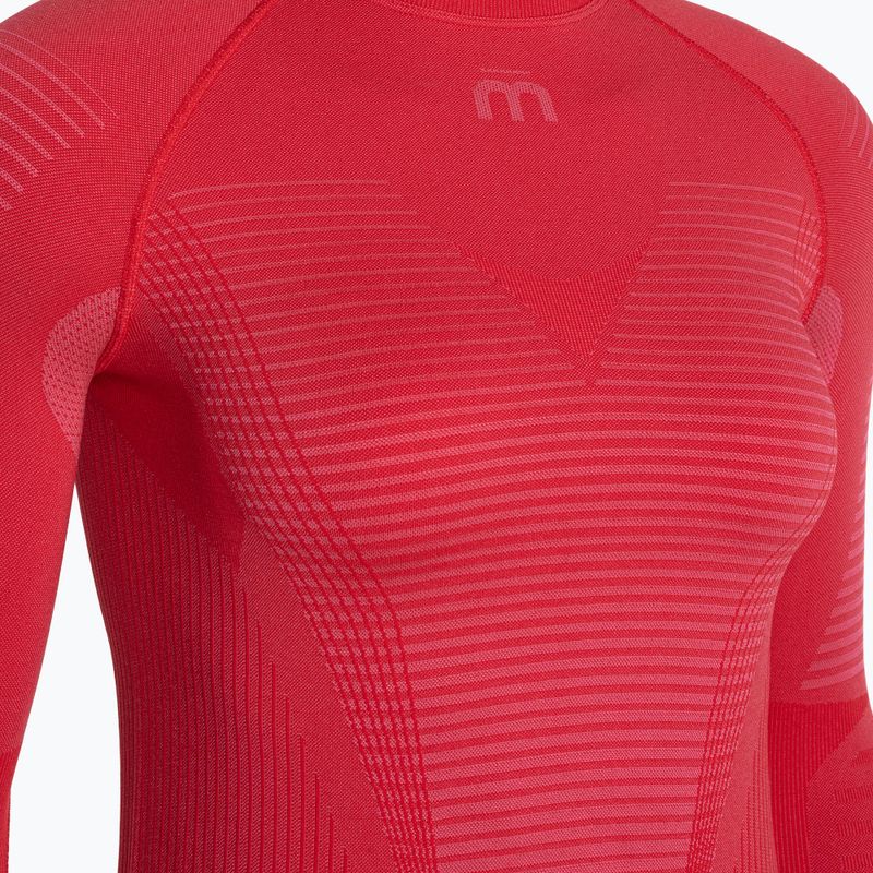 Дамска термоактивна блуза Mico Warm Control Round Neck fragola 8