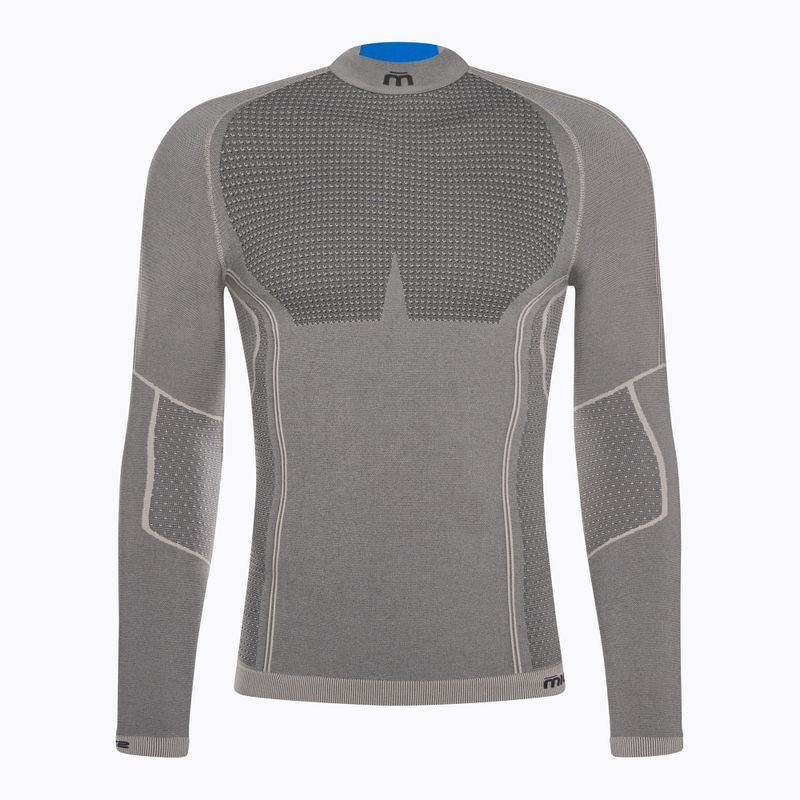 Мъжка термоактивна блуза Mico Odor Zero Mock Neck grigio 5