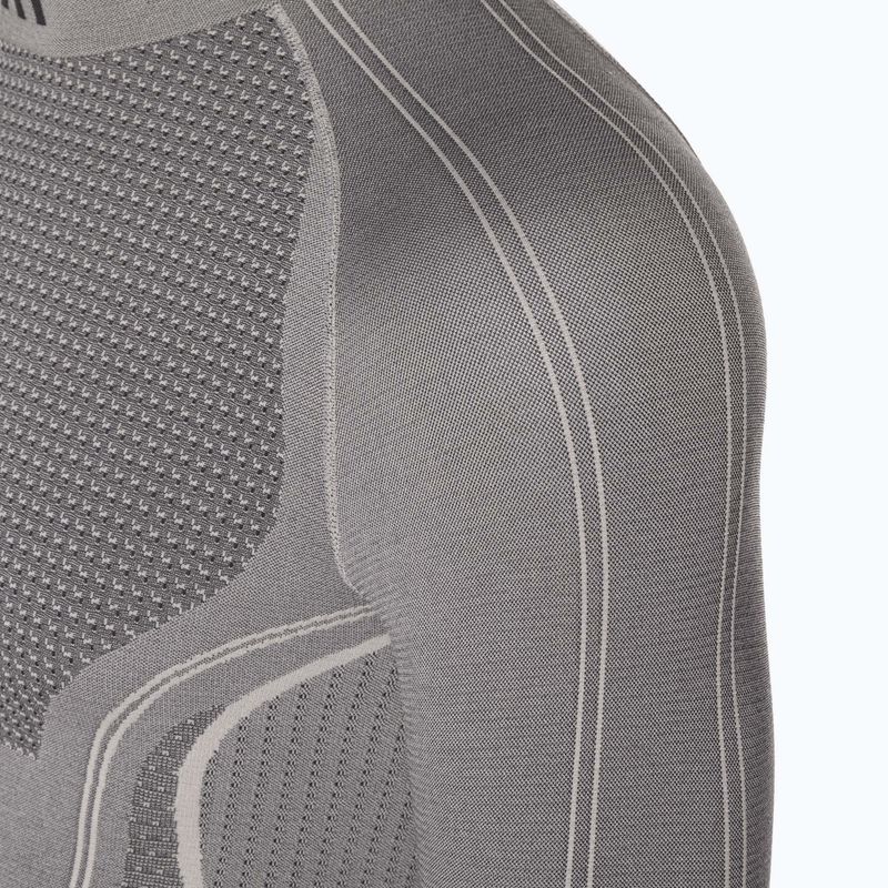 Мъжка термоактивна блуза Mico Odor Zero Mock Neck grigio 7