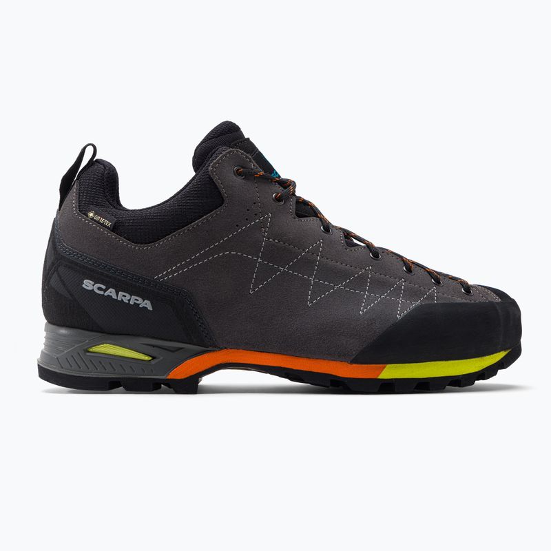 Мъжки ботуши за трекинг SCARPA Zodiac GTX shark/orange 2