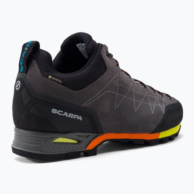 Мъжки ботуши за трекинг SCARPA Zodiac GTX shark/orange 7