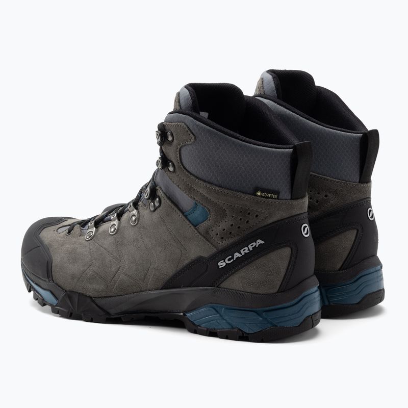 Мъжки ботуши за трекинг SCARPA ZG Trek GTX titanium/lake blue 3