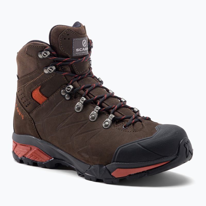 Мъжки ботуши за трекинг SCARPA ZG Pro GTX dark coffee/rust