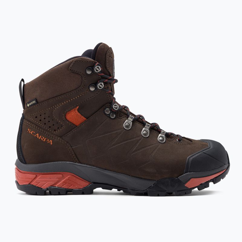 Мъжки ботуши за трекинг SCARPA ZG Pro GTX dark coffee/rust 2