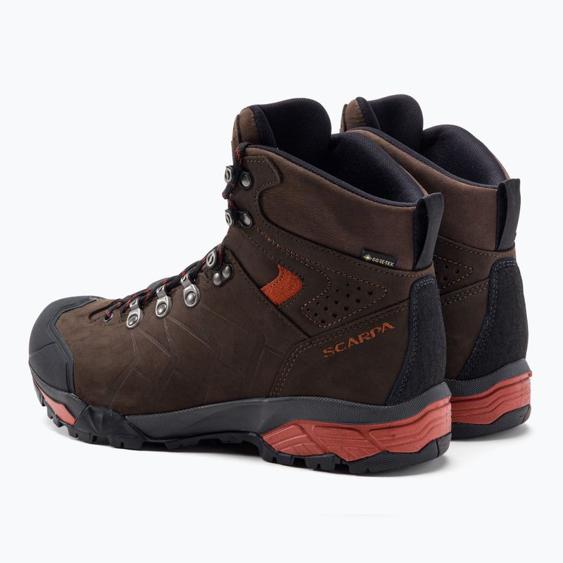 Мъжки ботуши за трекинг SCARPA ZG Pro GTX dark coffee/rust 3