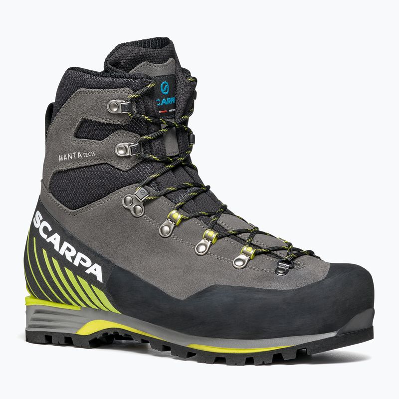 Мъжки високопланински обувки SCARPA Manta Tech GTX shark/lime 8