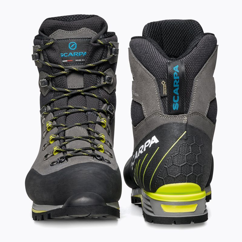 Мъжки високопланински обувки SCARPA Manta Tech GTX shark/lime 11