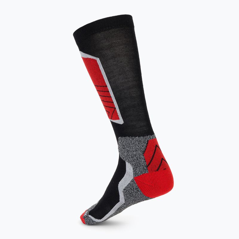 Детски скиорски чорапи Nordica Tech Junior black/ red/ white 2