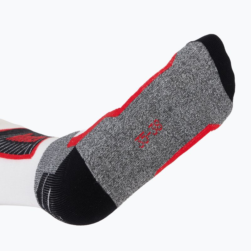 Детски скиорски чорапи Nordica Tech Junior white/black/red 4