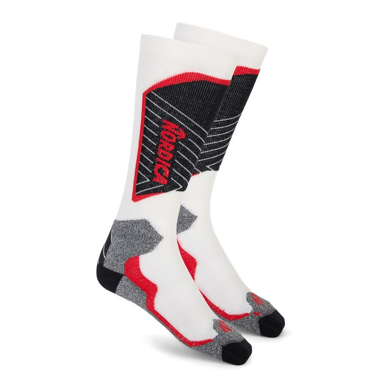 Детски скиорски чорапи Nordica Tech Junior white/black/red 5